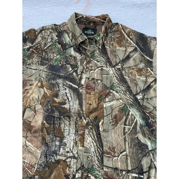 RedHead Long Sleeve Button Down Oak Vented Hunting Shirts Camo Brown Sz XL - Picture 5 of 12